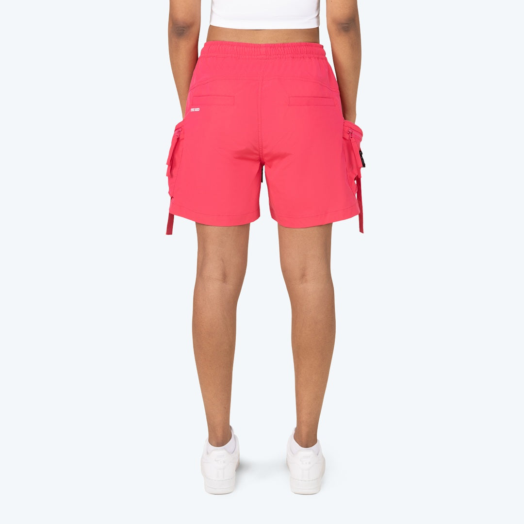 Slouched Utility Windbreaker Shorts