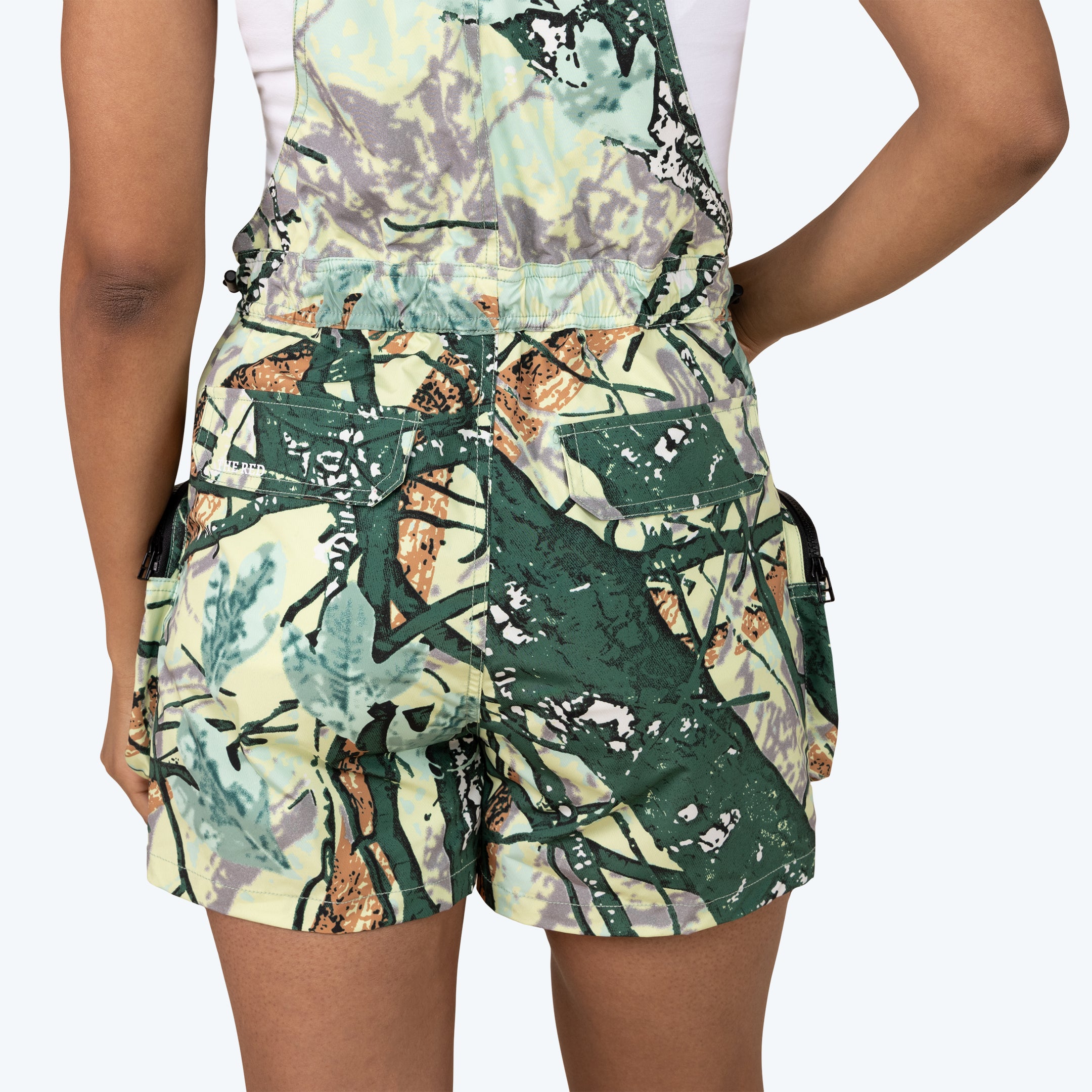 Utility Windbreaker Shortalls - Breezy Tree Camo