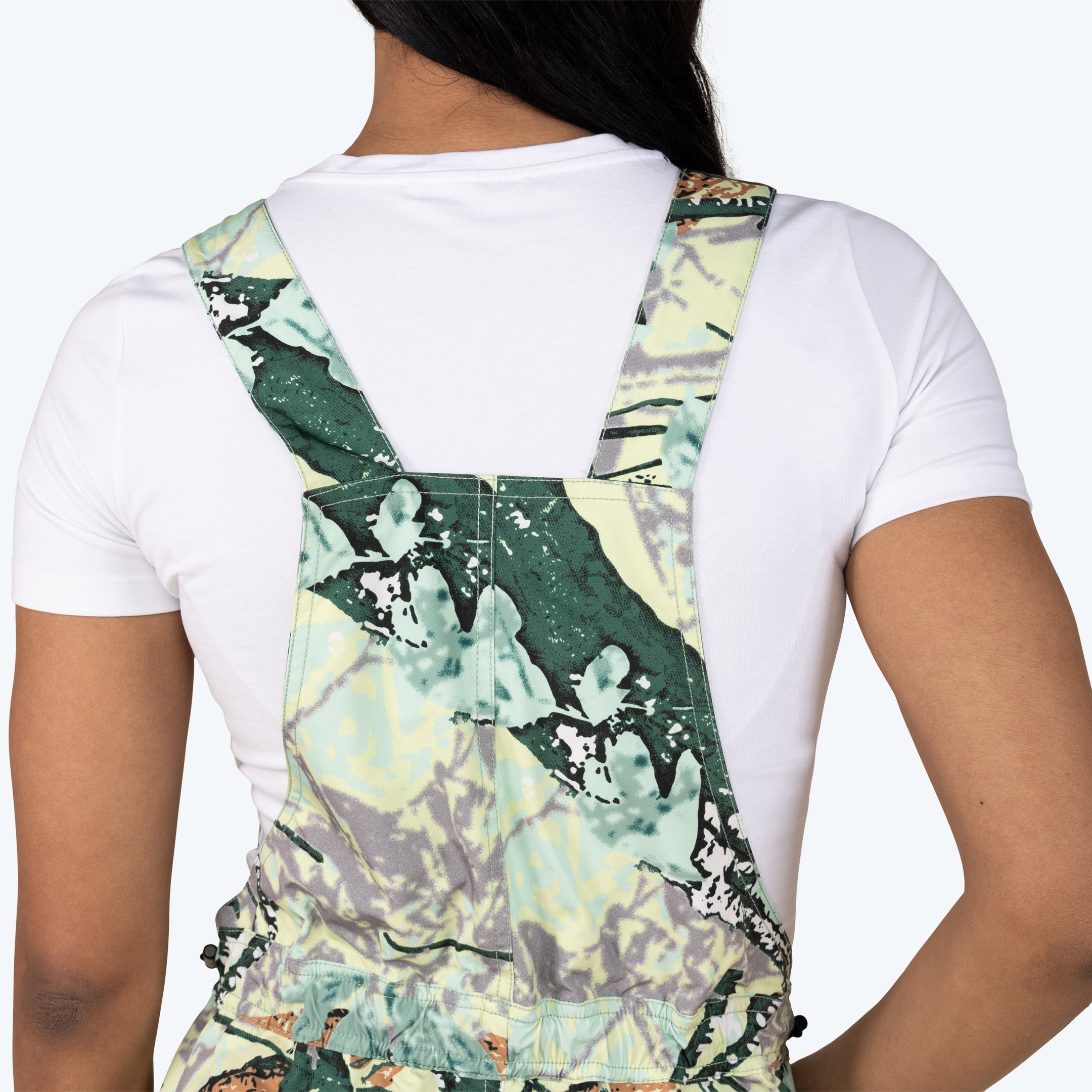 Utility Windbreaker Shortalls - Breezy Tree Camo