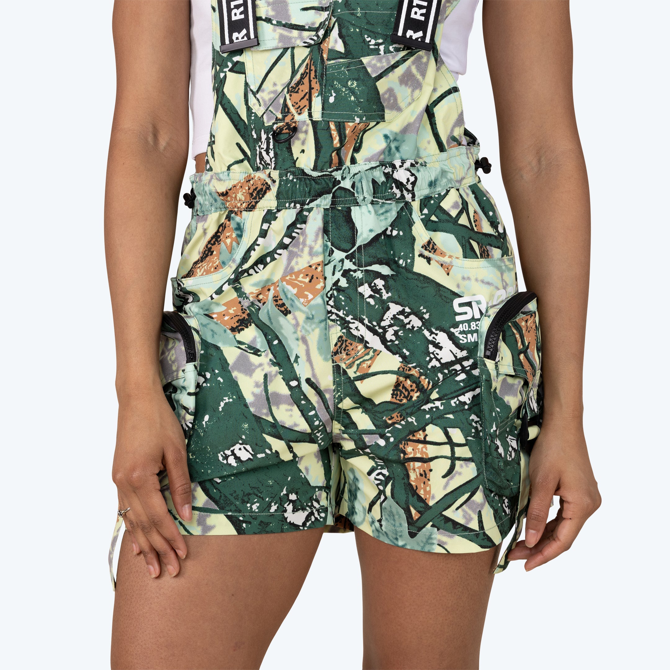 Utility Windbreaker Shortalls - Breezy Tree Camo