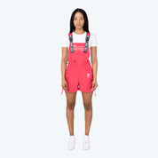 Utility Windbreaker Shortalls - Raspberry