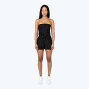 Tube Top Utility Windbreaker Shortalls