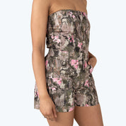 Tube Top Utility Windbreaker Shortalls