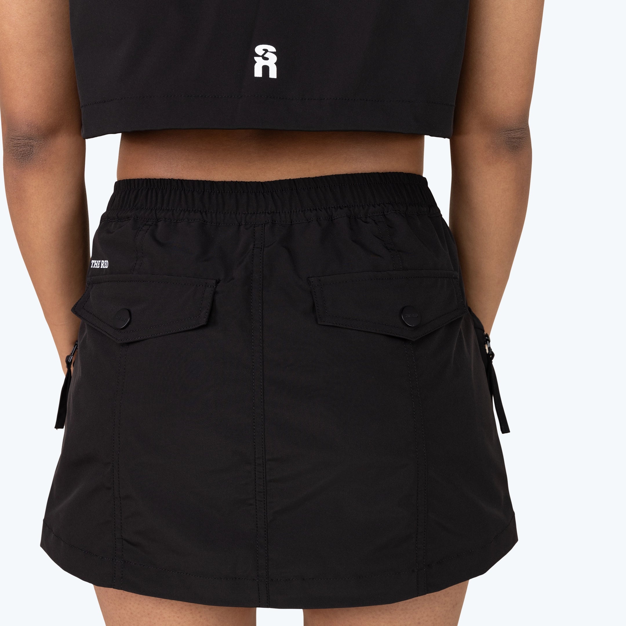 Utility Windbreaker Mini Skirt