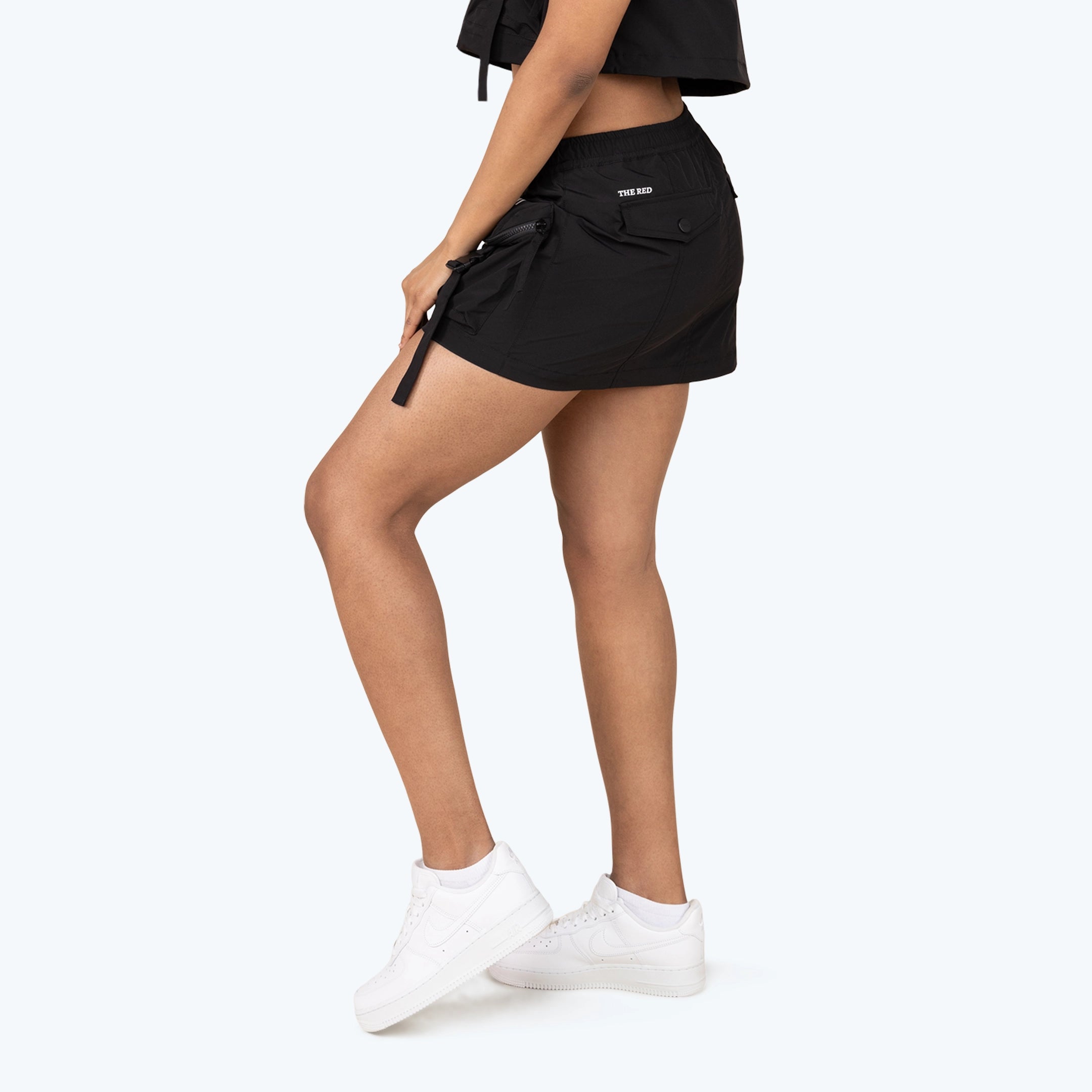 Utility Windbreaker Mini Skirt