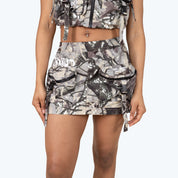 Utility Windbreaker Mini Skirt