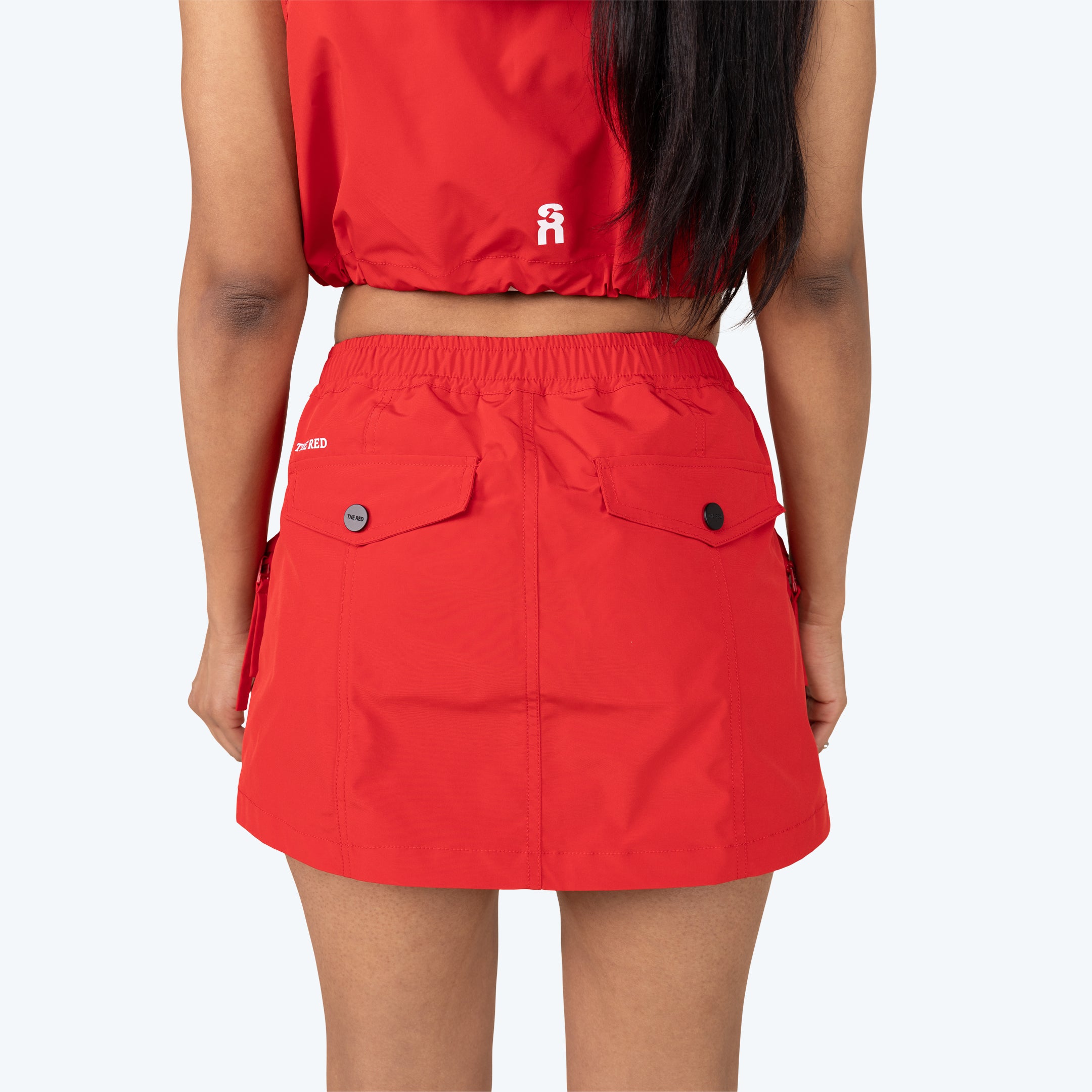 Utility Windbreaker Mini Skirt