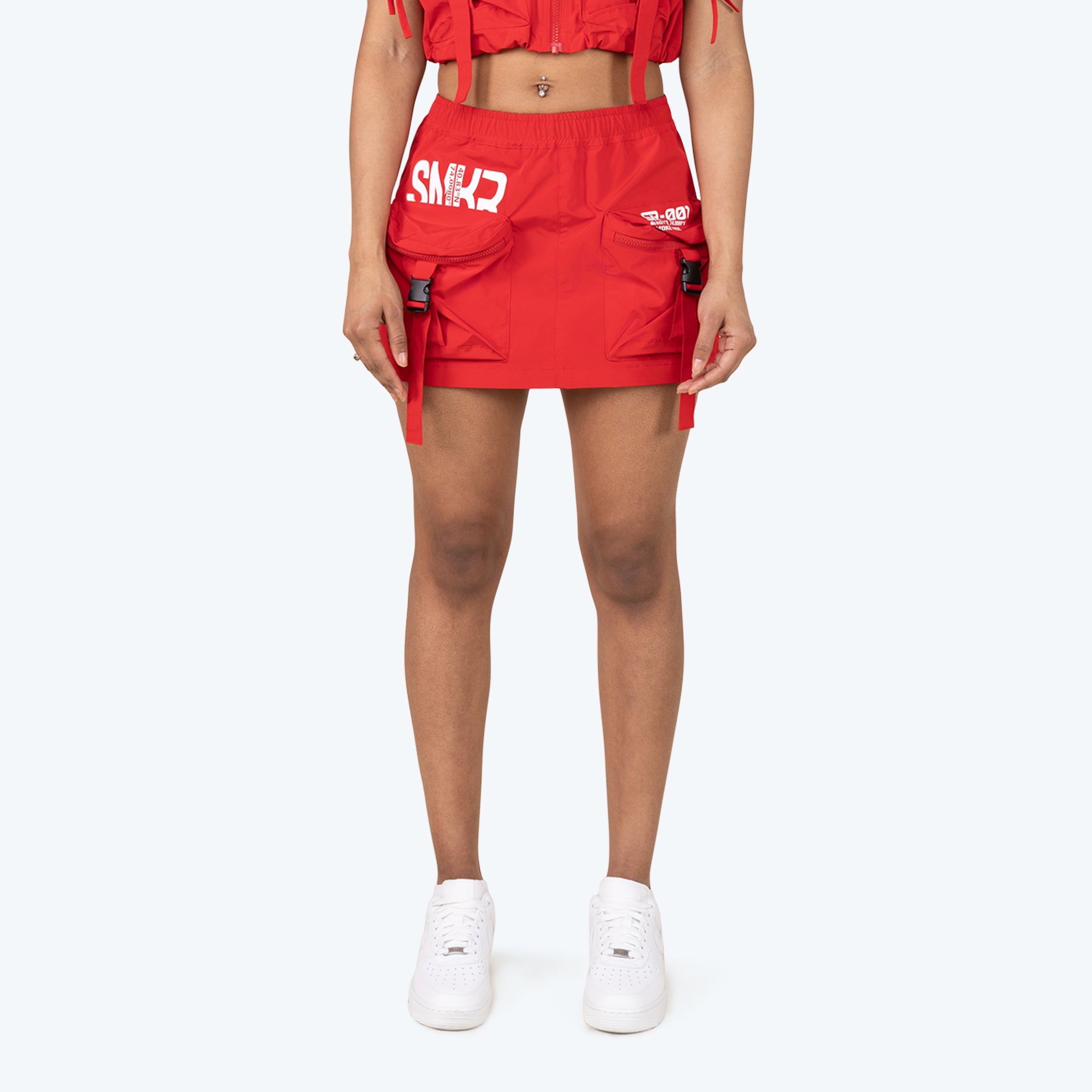 Utility Windbreaker Mini Skirt