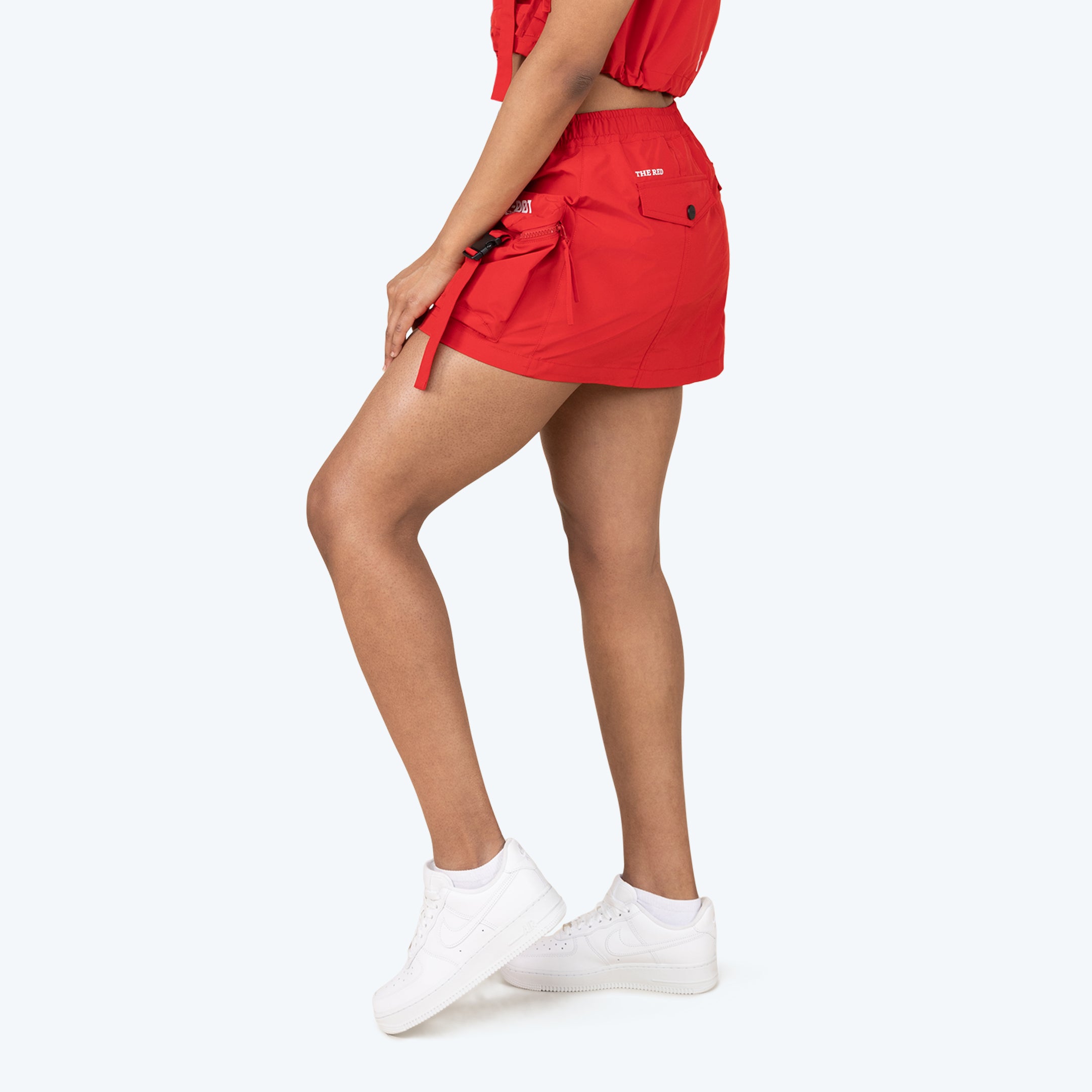 Utility Windbreaker Mini Skirt