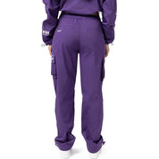 Smoke Rise RED Slouched Straight Pants - Muted Purple