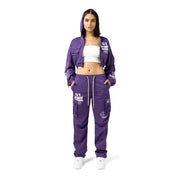 Smoke Rise RED Slouched Straight Pants - Muted Purple