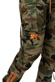 Relaxed Slouch Utility Cargo Pants - Wood Camo