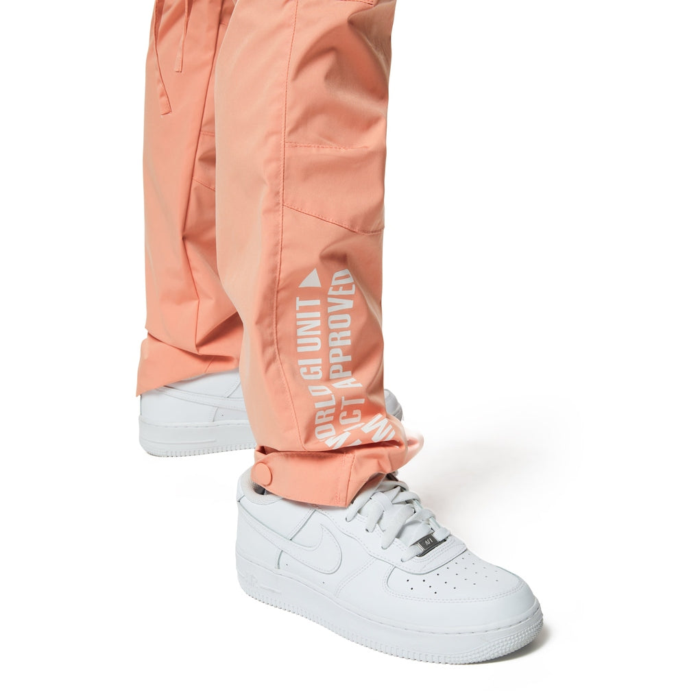 Smoke Rise RED Relaxed Slouched Utility Cargo - Sand Coral