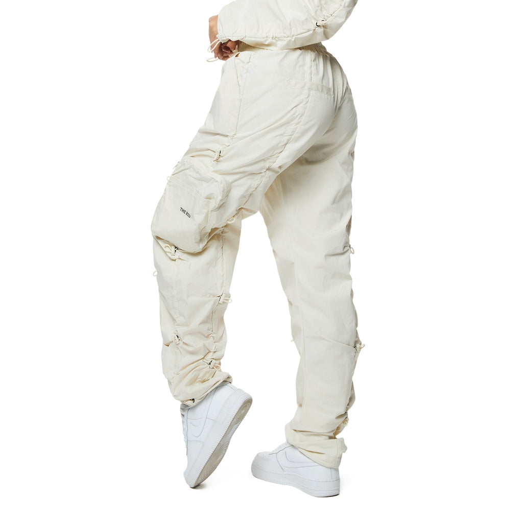 Smoke Rise RED High Rise Multi Bungee Joggers - Oatmeal