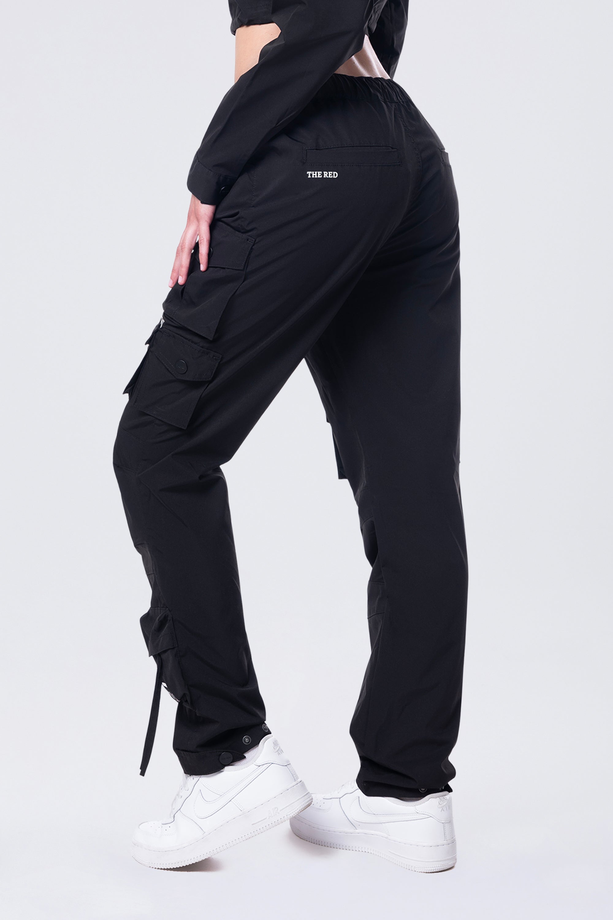 Relaxed Utility Slouched Pants - Black