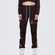 Smoke Rise RED Relaxed Utility Slouched Pants - Espresso