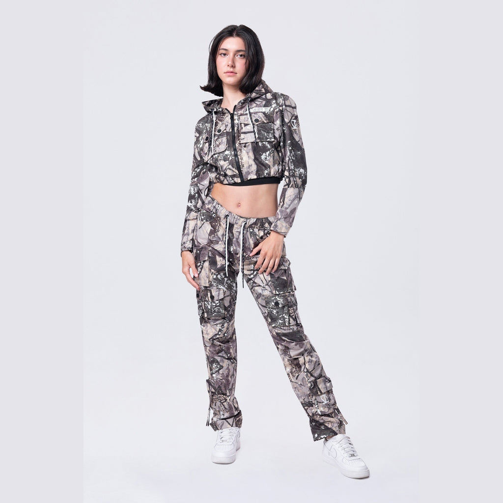 Smoke Rise RED Relaxed Utility Slouched Pants - Olive Hunting Camo