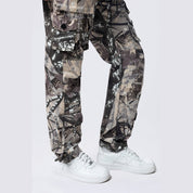 Smoke Rise RED Relaxed Utility Slouched Pants - Olive Hunting Camo