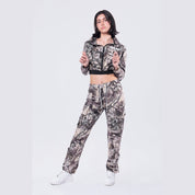 Smoke Rise RED Relaxed Utility Slouched Pants - Olive Hunting Camo