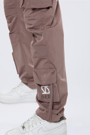 Relaxed Utility Slouched Pants - Smokey Mauve