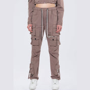 Smoke Rise RED Relaxed Utility Slouched Pants - Smokey Mauve