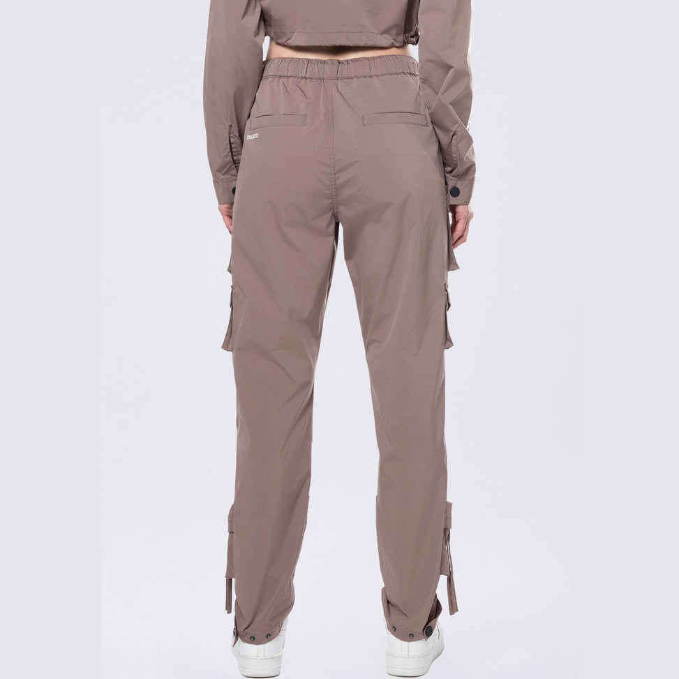 Smoke Rise RED Relaxed Utility Slouched Pants - Smokey Mauve