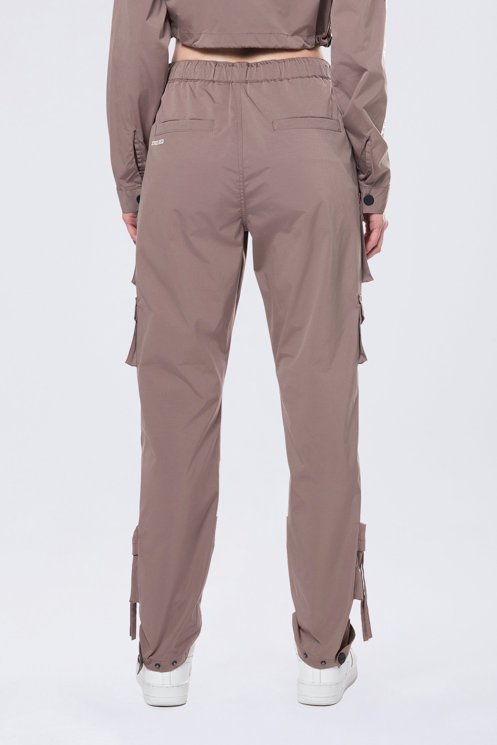 Relaxed Utility Slouched Pants - Smokey Mauve