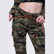 Smoke Rise RED Relaxed Utility Slouched Pants - Wood Camo