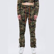 Smoke Rise RED Relaxed Utility Slouched Pants - Wood Camo