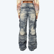 High Rise Wide Leg Jeans - Blue Toast