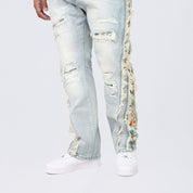 Big and Tall - Straight Tapestry Embroidered Jeans