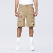 11" Doodle Graphic Resort Twill Shorts - Khaki