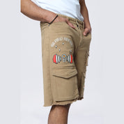 Smoke Rise Doodle Graphic Resort Twill Shorts - Khaki