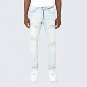 Slim Tapered Vintage Washed Jeans