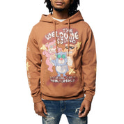 Smoke Rise Fun French Terry Pullover Hoodie - Brown