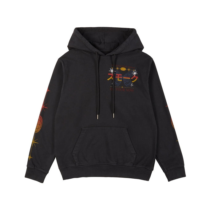 Smoke Rise Tour Graphic French Terry Pullover Hoodie - Black