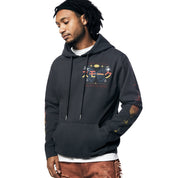 Smoke Rise Tour Graphic French Terry Pullover Hoodie - Black