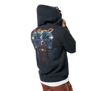 Smoke Rise Tour Graphic French Terry Pullover Hoodie - Black