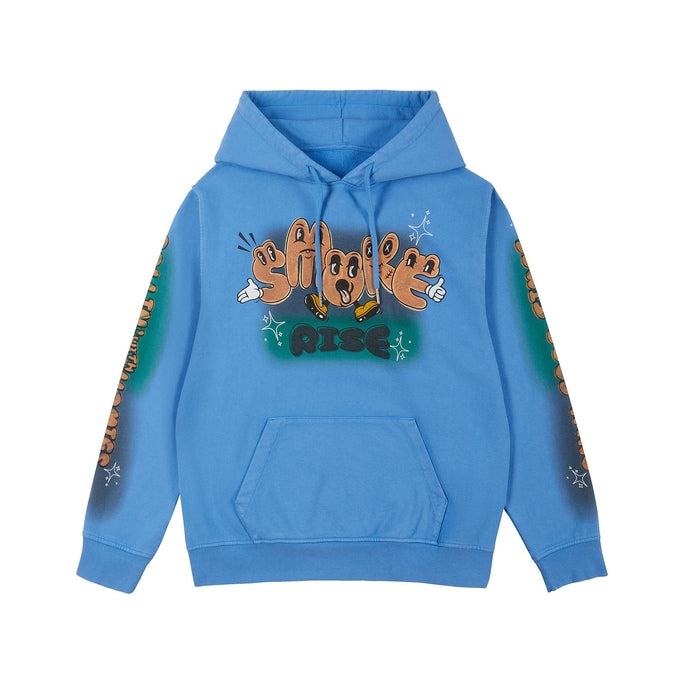 Smoke Rise Fun French Terry Pullover Hoodie - Royal