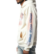 Smoke Rise Fun French Terry Pullover Hoodie - Cream