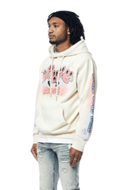 Fun French Terry Pullover Hoody - Cream