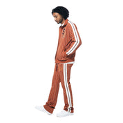 Smoke Rise Pin Striped Varsity Track Pants - Cinnamon