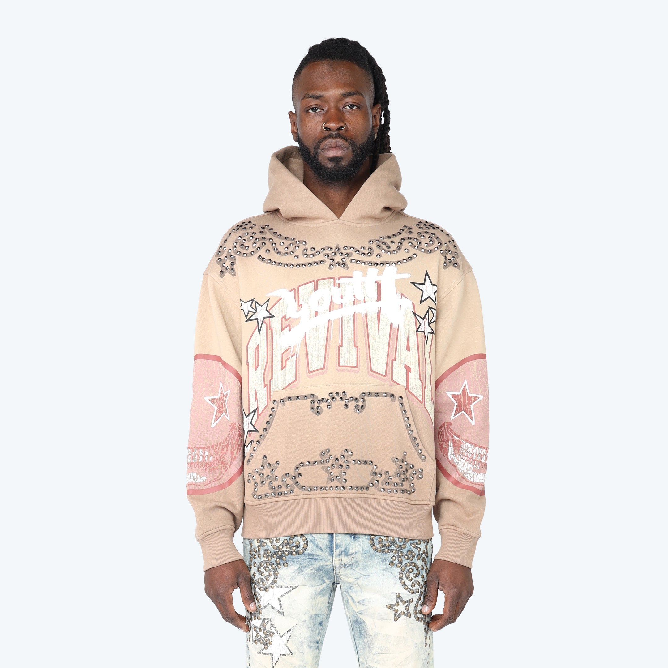 Oversized Maximalist Fleece Hoodie