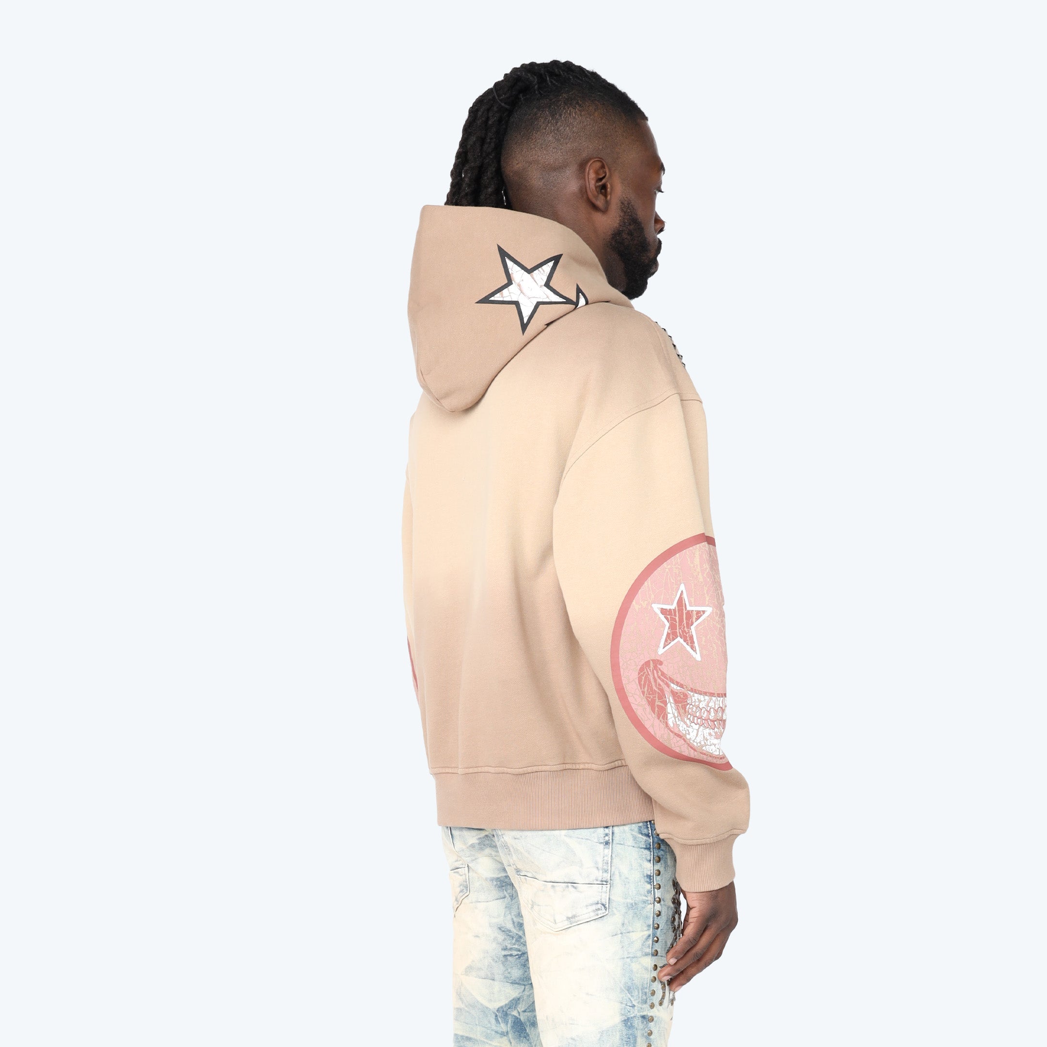Oversized Maximalist Fleece Hoodie