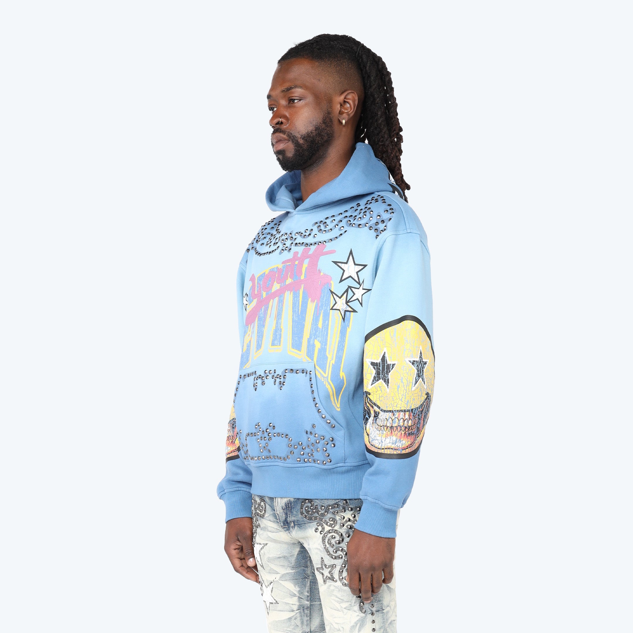 Oversized Maximalist Fleece Hoodie