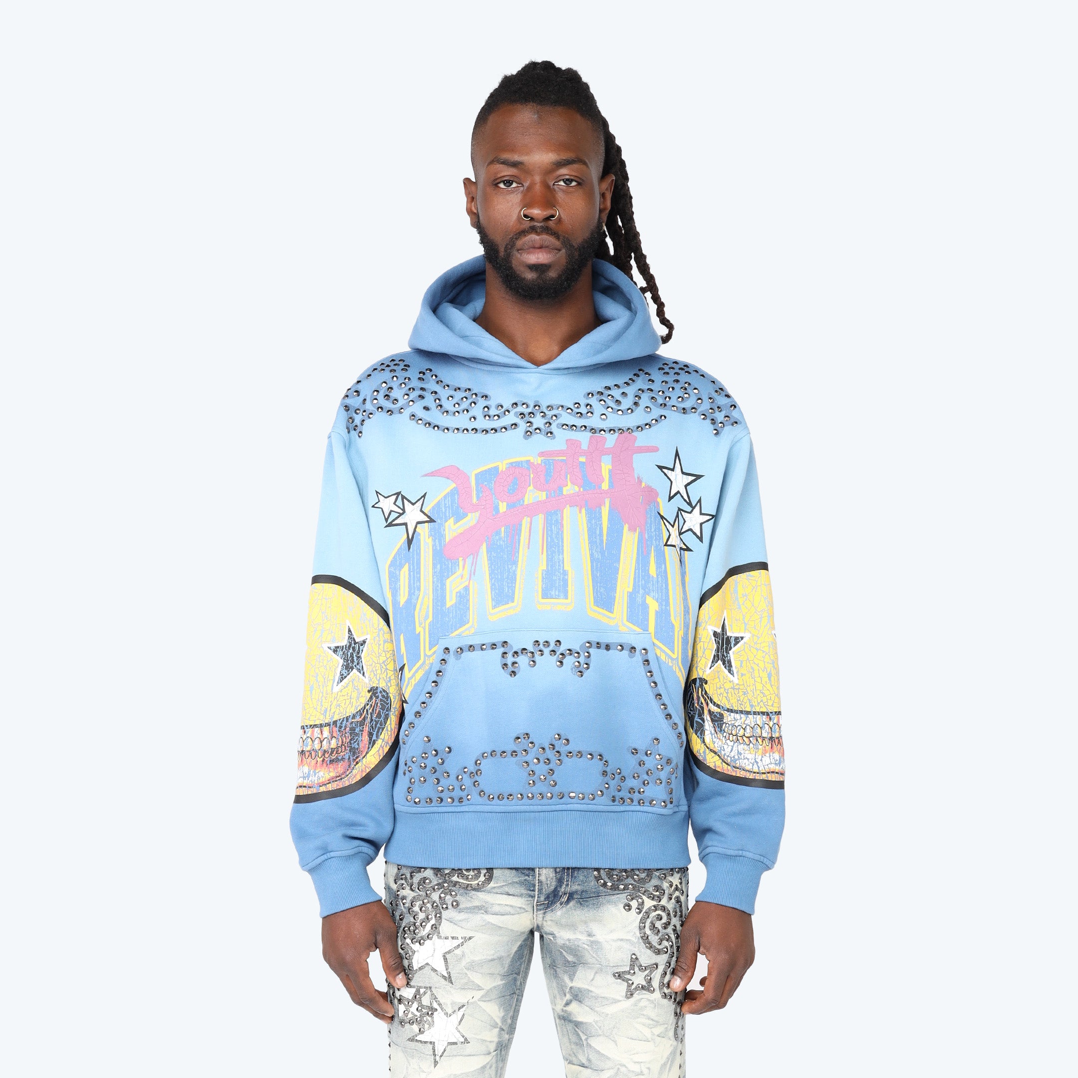 Oversized Maximalist Fleece Hoodie