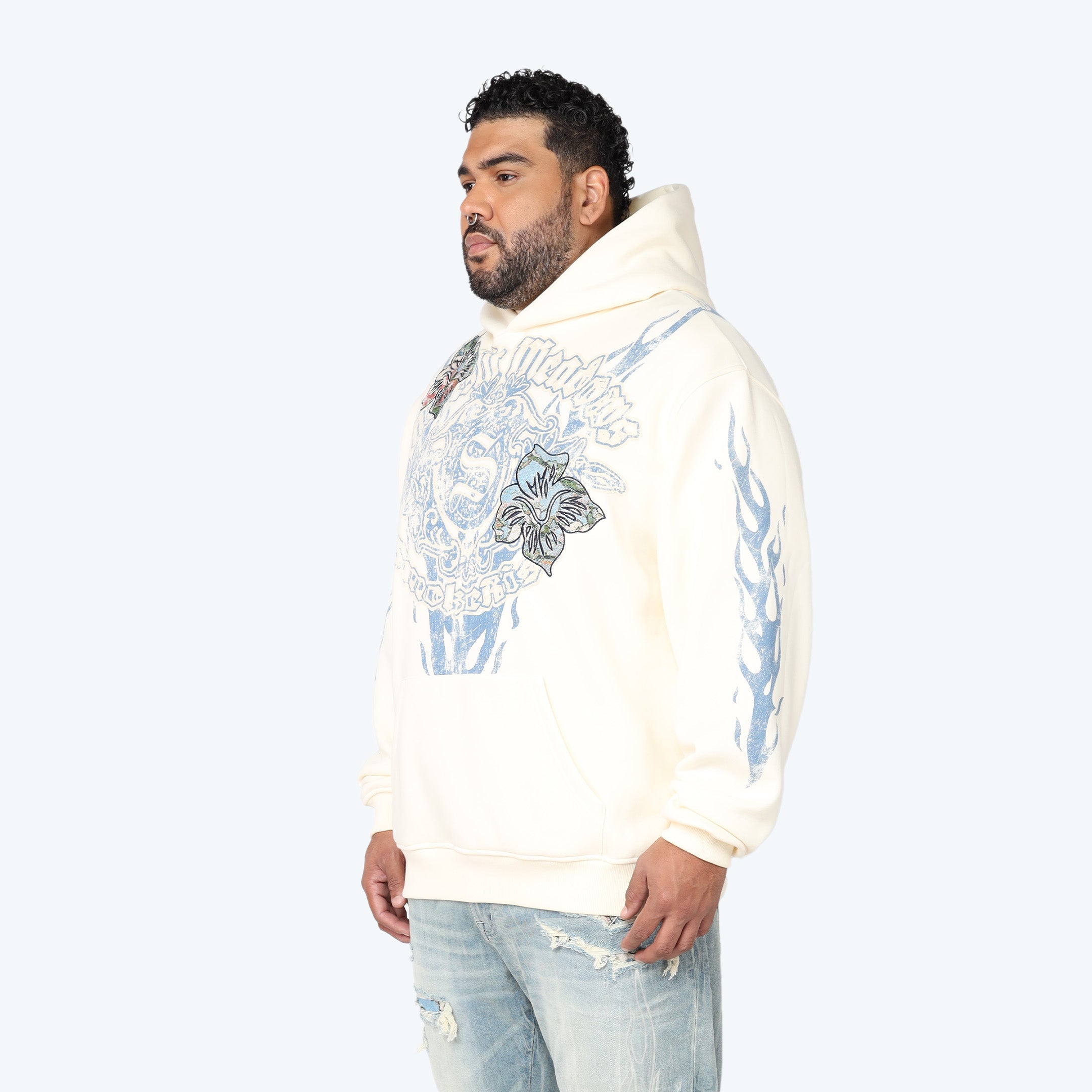 Big and Tall - Fleece Tapestry Hoodie