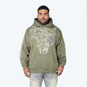 Big and Tall - Fleece Tapestry Hoodie