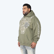 Big and Tall - Fleece Tapestry Hoodie