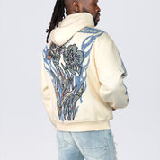 Oversized Fleece Tapestry Hoodie